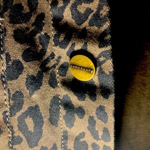 Sanctuary leopard print jacket size Medium.